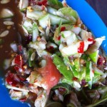 No shortage of colour in the art of Isaan salads.
