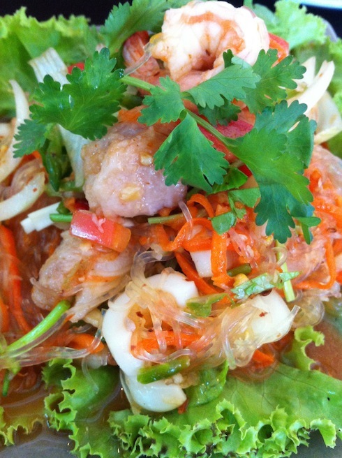 Yum woon sen talay -- ever so delicate. Yum woon sen talay -- ever so delicate.