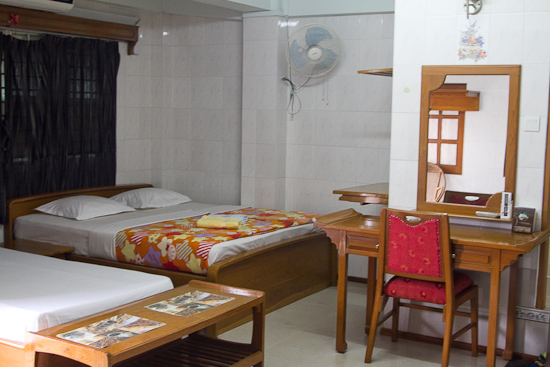 Chan Myaye's Superior room is superior to most budget accommodations across Yangon.