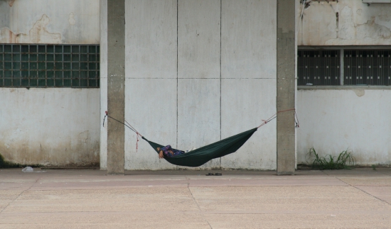 Finding a quiet spot to relax can be tricky Finding a quiet spot to relax can be tricky