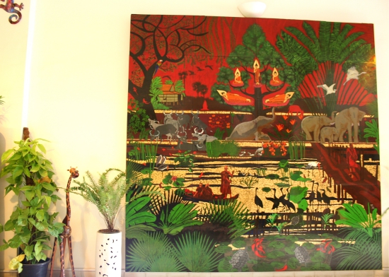 Greenery? Check. Art? Check. Greenery? Check. Art? Check.