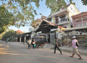 Siem Reap Rooms Guesthouse, on a moderately busy afternoon