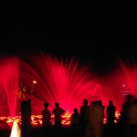 Fancy fountains at Wat Botom