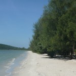 beach at Koh Kong, Cambodia
