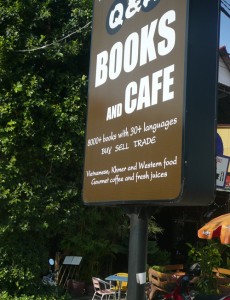 The sign answers your questions about Q&A