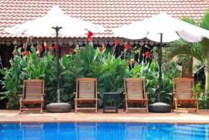 Nice spot for a beer, a snack, or maybe a Khmer massage. But not on one of those chairs, obviously.