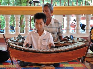 Traditional music is a regular attraction at the Phomchek Phomchom Temple
