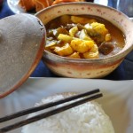 My Khmer chicken curry, also available in vegetarian and gluten-free varieties