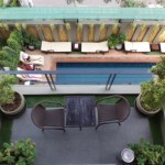 A pool view almost makes up for not choosing the jacuzzi room