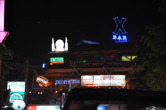 Follow the lights for a night of footie at The X Bar.