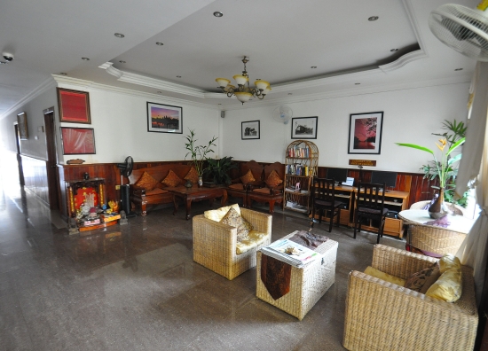 My Home's far-from-homely reception area.