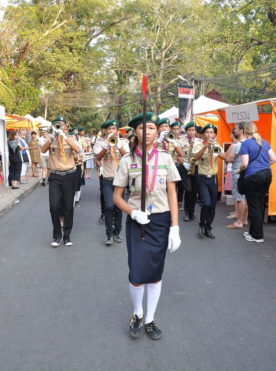 There's something for everyone, even a marching band.