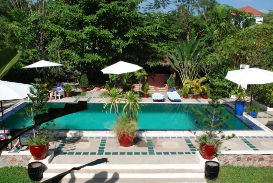 Off the beaten track: the pool at The Cockatoo Nature Resort.