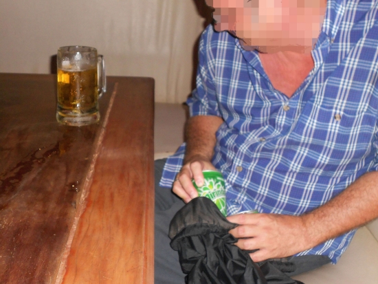 Taking your own drinks into a bar won't endear you to the owners.