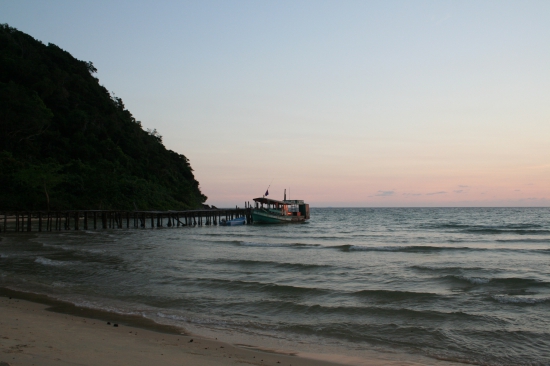 Beach. Boat. Sunset. Perfection.