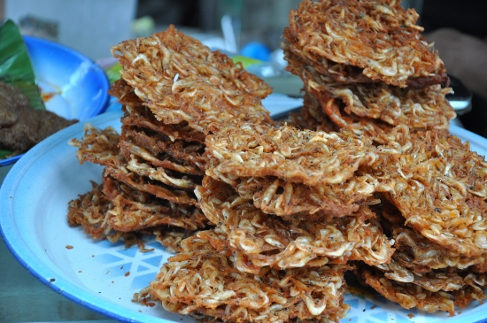 Delicious, and not at all scary - shrimp fritters.