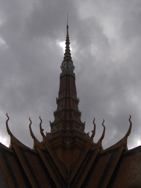 In the rain, architecture is best viewed internally.