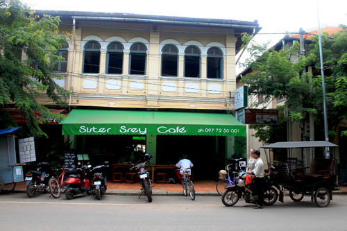 Siem Reap's riverside sister act. Siem Reap's Riverside Sister Act