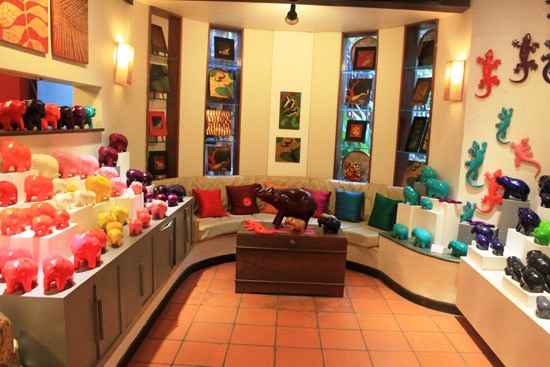Teeming with colourful artwork