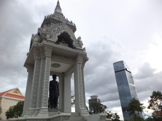 Phnom Penh ancient and modern.