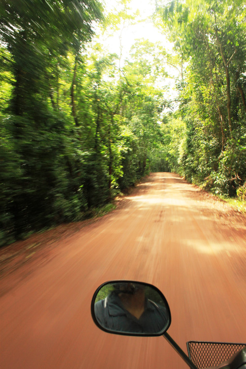 Sufficiently blurred to trick you into thinking the ride is smooth