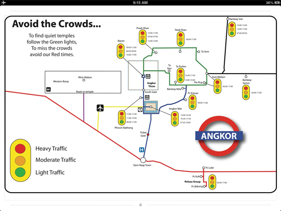 Angkor Tube Map.