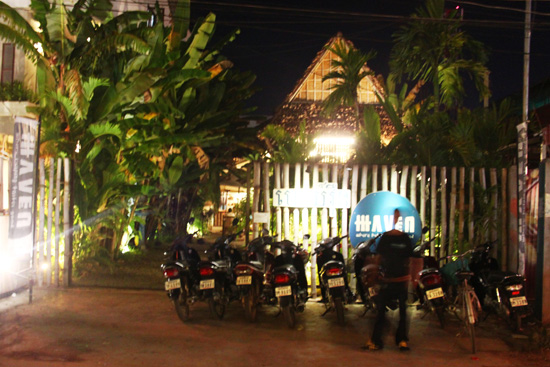 Leave the motorbikes outside and enter the Haven.