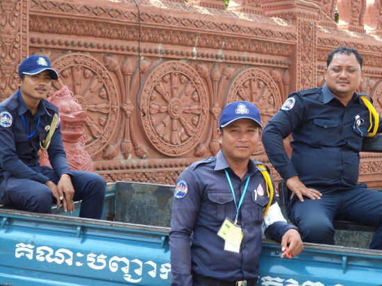 Security forces are on higher alert than this.