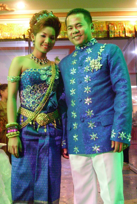 Colour co-ordinated couple.