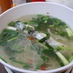 It's soup, it's fishy and it's sour. It's sour fish soup!