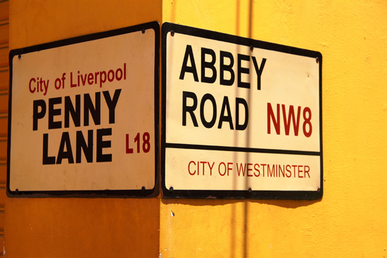 A rare street sign in Siem Reap.