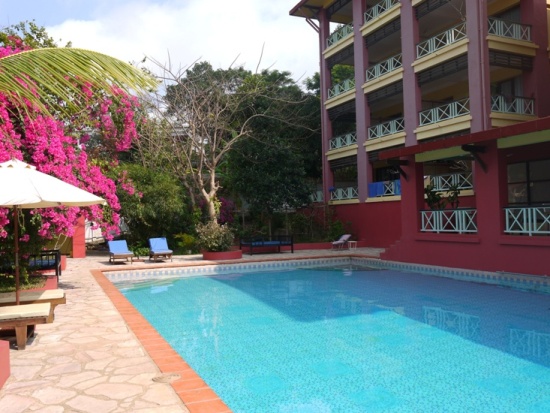 Warm and clean. You're gonna have to excuse us, but it's time for a swim now