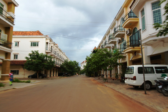 Empty streets.