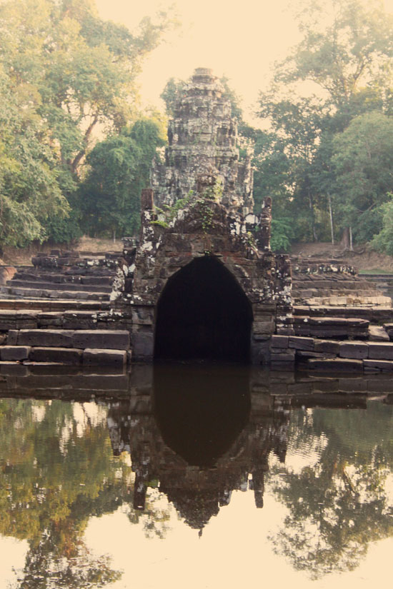 Island sanctuary within an island temple.