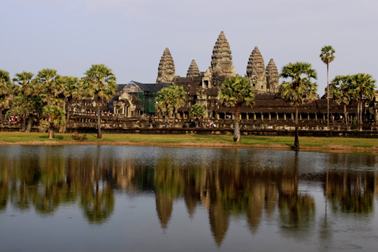 Iconic Angkor Wat - it adorns Cambodia's national flag.