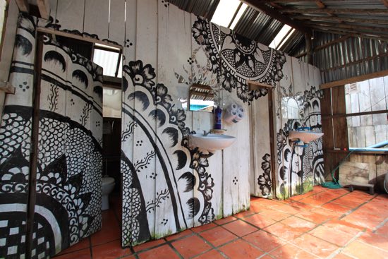 Even the bathrooms are memorable.