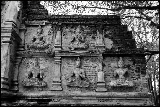 Decorations on the main chedi Decorations on the main chedi