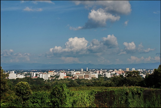 Overall view of Chiang Mai City from Doi Suthep Overall view of Chiang Mai City from Doi Suthep