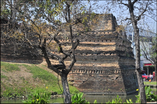 northeast corner of the old city walls and moat northeast corner of the old city walls and moat