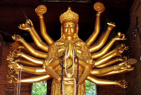 The goddess Guanyin, a bit of a handful? The goddess Guanyin, a bit of a handful?