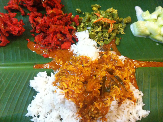 Banana leaf curry - don't leave KL without it. Banana leaf curry - don't leave KL without it.