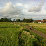 The walk up from Medewi Beach to the mosque. (photo taken on a different trip to Medewi)