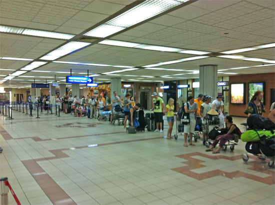 Spend as long as possible in queues. Spend as long as possible in queues.
