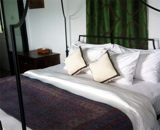 Worth staying here just for the textiles. Worth staying here just for the textiles.