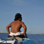 Our guide Hero on the lookout for beasties.