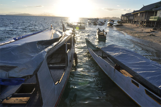 Late light at Mesa Island.
