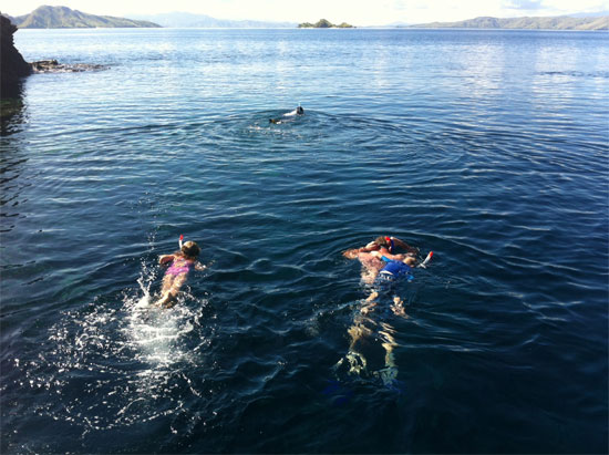 Snorkelling Batu Bolong.