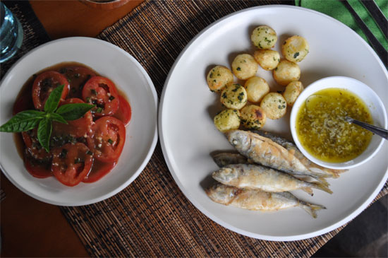 A light lunch.