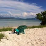 Typical Kanawa beach scene.