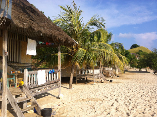 Bungalows at Seraya.